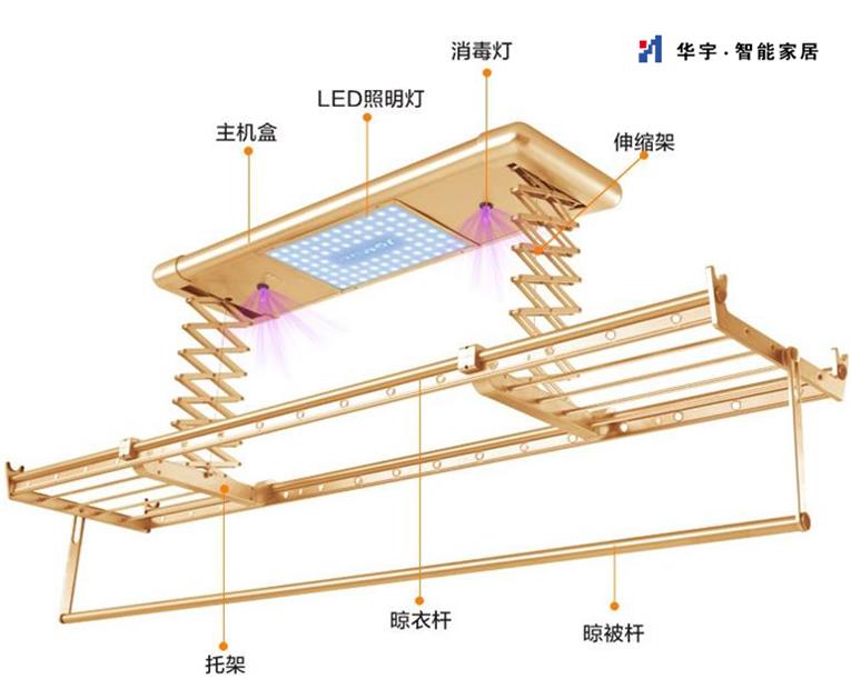 智能电动晾衣架